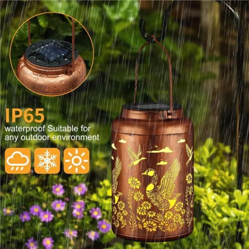 New Solar Lanterns Outdoor Waterproof Garden Decor Birthday Gifts for Women Mom